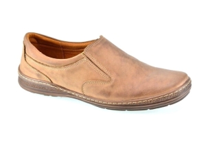 Półbuty Skórzane Doria 302 beż