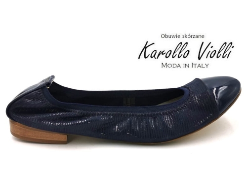 Karollo Violli 0760 gładkie granat lakier granat tejus 2.jpg