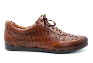 Półbuty skórzane brąz 1161