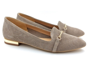 Lordsy perforowane skórzane baleriny 28LT nude Karollo Violli