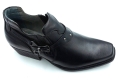 Męskie któtkie kowbojki z suwakiem czarny (6).jpg