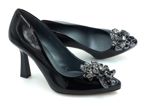 Czółenka na słupku 8 cm  Kordel 2569 czarny (2).jpg