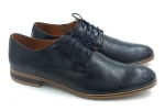Elegancki Wygodne pantofle AGDA 553 granatowe