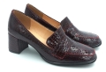Półbuty na obcasie 5 cm 334 bordo wąż (5).jpg
