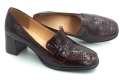 Półbuty na obcasie 5 cm 334 bordo wąż (7).jpg