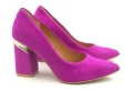 Czółenka na słupku 9 cm Karollo Violli 3117 fuksja zamsz (2).jpg