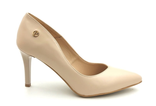 Czółenka na szpilce 9 cm Karollo Violli 2106 beż nude (4).jpg
