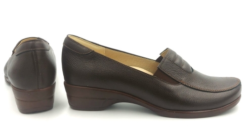 Półbuty na koturnie 1422 brąz (4).jpg