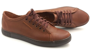 Półbuty męskie Skórzane Polbut  2129 brąz