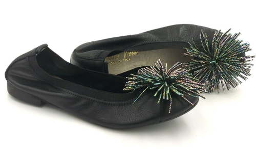 Skórzane baleriny Karollo Violli 0760PC czarny (2).jpg