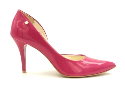 Czółenka Karollo Violli 2275 fuksja  lakier (1).jpg