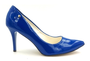 Czółenka na obcasie 9 cm Karollo violli 2169 szafi lakier