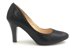 Czółenka na obcasie 8 cm Karollo Violli 182 czarny