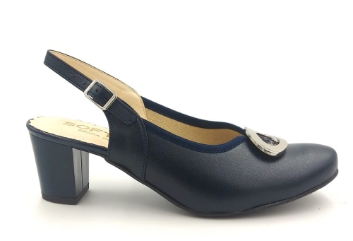 Czółenka na słupku 5 cm z odkrytą piętą 1445 granatowe (1).jpg