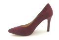 Czółenka na obcasie 9 cm Karollo Violli 869 bordo zamsz (4).jpg