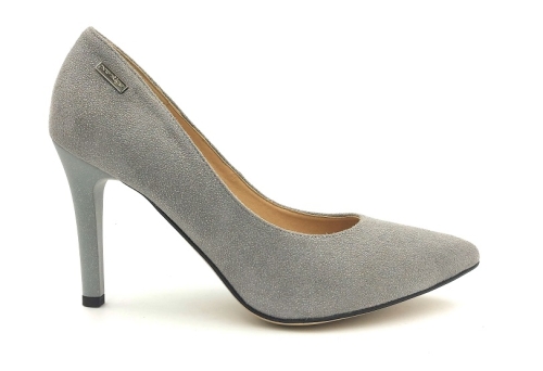 Piękne szpilki 9 cm Prestige 869 szary brokat (1).jpg