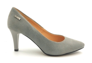 Piękne szpilki 7 cm Karollo Violli 868 szary tejus