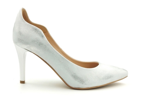 Czółenka na szpilce 8 cm Prestige 932 srebrny (1).jpg