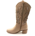 BOTKI KOWBOJKI 3320 skórzane beż latte (4).jpg