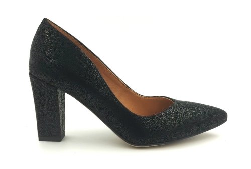 Piękne czółenka na słupku 8 cm 2106 Karollo Violli czarny (1).jpg