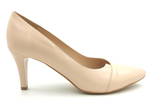 Piękne Czółenka na obcasie 7 cm Prestige 2033 nude bez (1).jpg