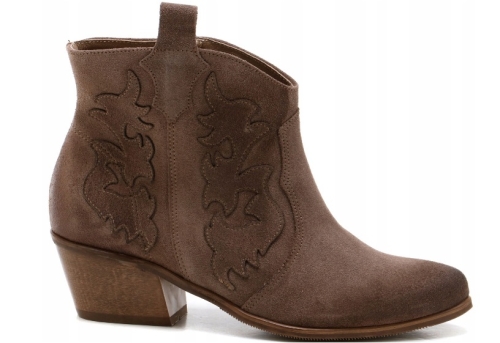 Botki kowbojki damskie Exquisite 1482 cappucino 1.jpg