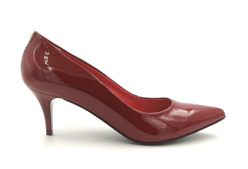 Piękne niskie szpilki 5 cm SALA 1816 484 bordowe (1).jpg