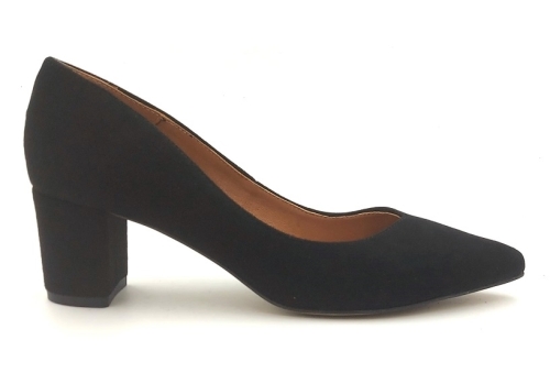 Czółenka na słupku 5 cm Karollo Violli 2105 czarne zamsz (1).jpg