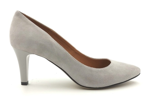 Piękne szpilki 7 cm Prestige 868 szary zamsz (1).jpg