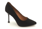 Piękne Czółenka na szpilce 9 cm Lewski 100% skóra 3928 czarny