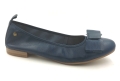 Skórzane Baleriny miękkie Maciejka z kokardą P6802 granatowe (2).jpg