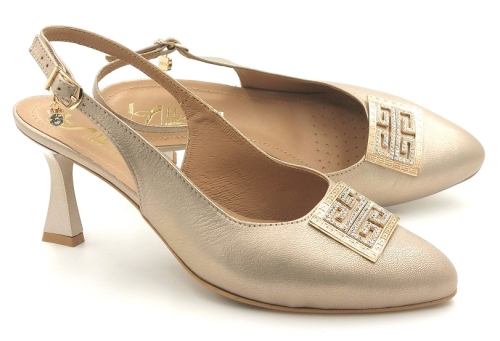 Letnie Czółenka na słupku 7 cm Lewski 3973 3296 platyna (1).jpg