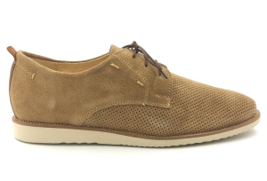 Męskie Półbuty skórzane Agda 840 beż 