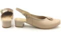 Czółenka damskie odkryta pięta na słupku 3 cm 1733 beżowe (1).jpg