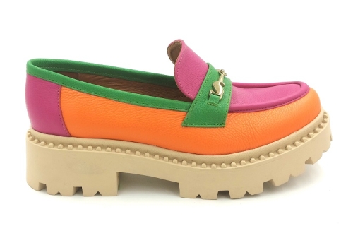 Skórzane Mokasyny półbuty loafersy 3475 zielone (1).jpg