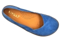 Baleriny barefoot damskie skórzane B1 niebieskie (3).jpg