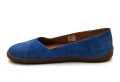 Baleriny barefoot damskie skórzane B1 niebieskie (4).jpg