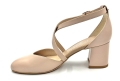 Czółenka zapinane na słupku 5,5 cm taneczne KOTYL 0663 beż nude (4).jpg
